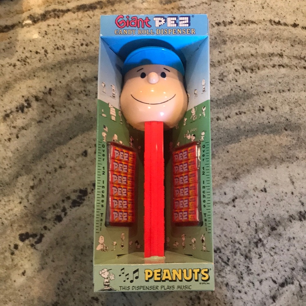 Charlie Brown Giant Pez in box